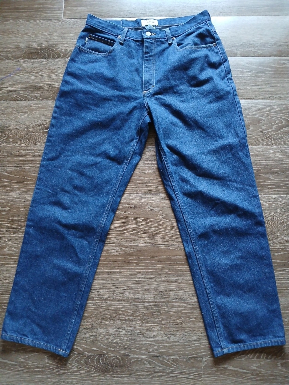 L.L. Bean Men's Relaxed Jeans in Blue Denim 33x30 Vtg?